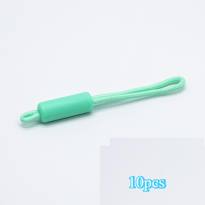 10PCS Long Handle Zipper Pullers Zipper Slider Extension Rope Garment Bag Zipper Repair Tools DIY Sewing Supplies