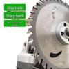 4-Inch 40T Wear-Resistant Alloy Saw Blade for Angle Grinders - Thickened, Sharp, Professional Woodworking Cutter