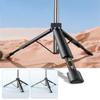 Selfie stick kijek z uchwytem do smartfona teleskopowy tripod 1.3m - czarny