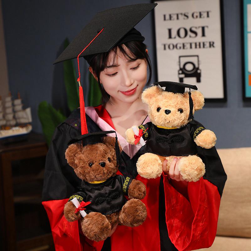 Customizable Graduation Teddy Bear Plush - Student Souvenir Gift