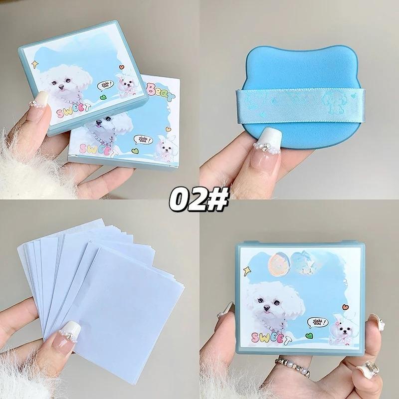 100 Stuks/Doos Cartoon Gezicht Olie Absorberend Papier Mattificerende Gezichtswipes Gezichtsreinigers Oliecontrole Olie-absorberende Gezichtsreinigingsgereedschappen Nieuw