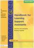 The A Handbook for Learning Support Assistants : Teachers and Assistants Working Together Book