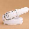 Alloy Buckle Faux Leather Belt Versatile Women Waist Belt Adjustable Waist Belt  For Women Ladies