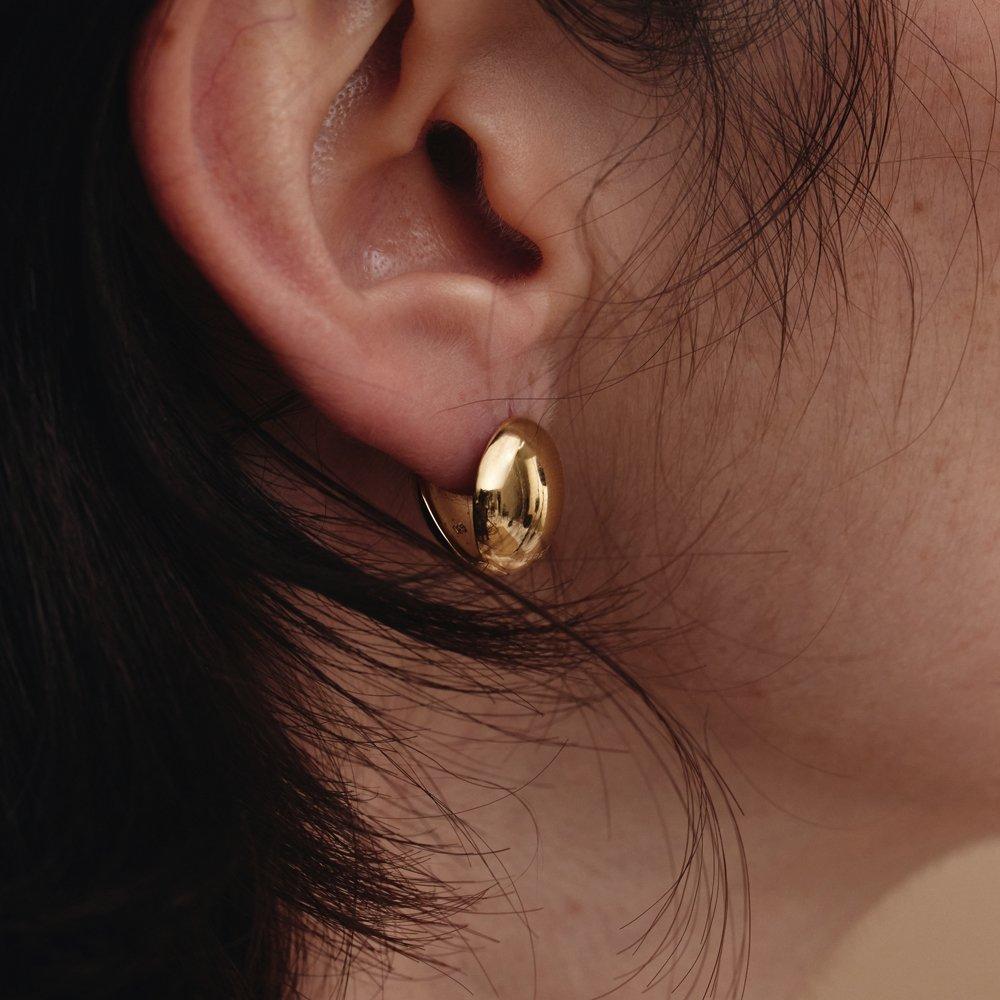 H Edition (Y) Castanets Round Earrings Hl6E42601Ybxxx