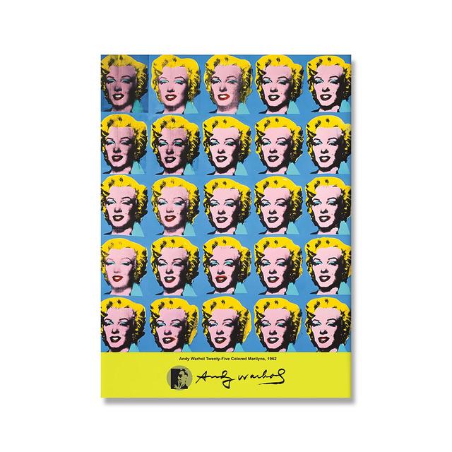 Abstract Flower Cow Tomato Soup Poster Canvas Painting Andy Warhol Print Decorative Picture Living Room Home Decoration Gift