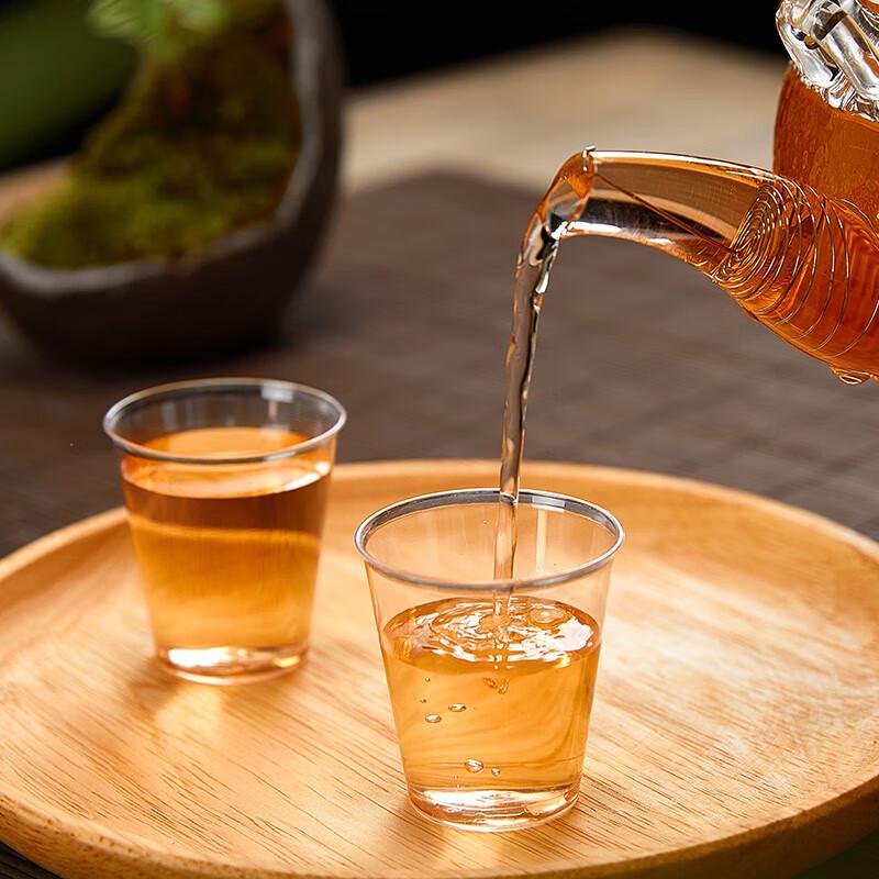 Jin Wuyuan Teetassenständer & 18 Verkostungsbecher Set