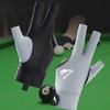 Breathable Three Fingers Glove NonSlip Billiard Training Gloves Pool Mittens Portable Left/Right Hand Billiards Glove
