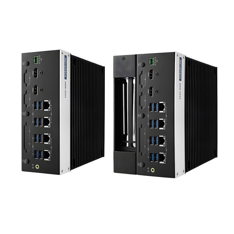Advantech ARK-3533 Fanless Embedded PC, Low Power, Compatible with 12th-13th Gen Processors
