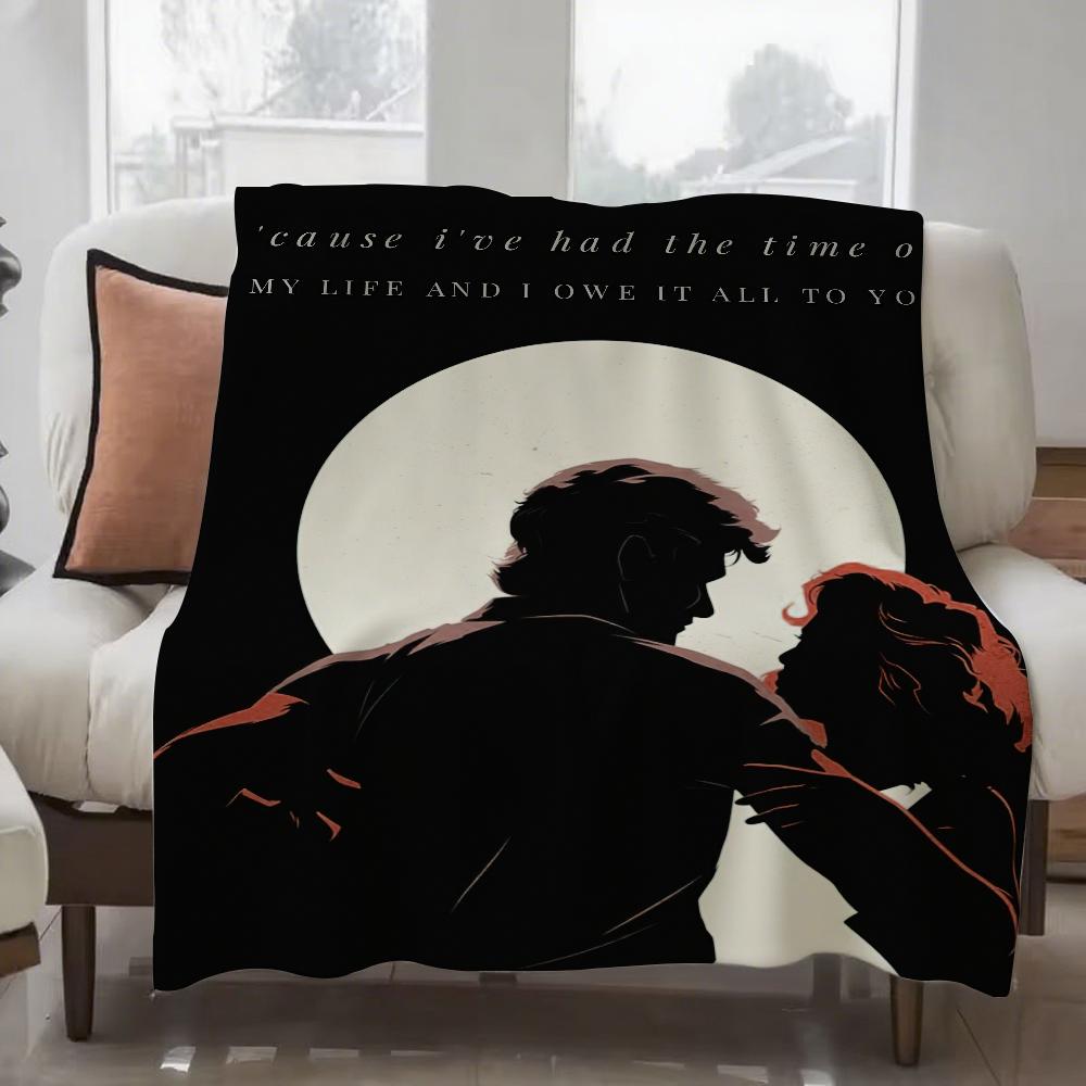 Classic Film Dirty Dancing Blanket Design Lightweight  For Dorms, Naps, Living Room, Office,Sofa,All-Season