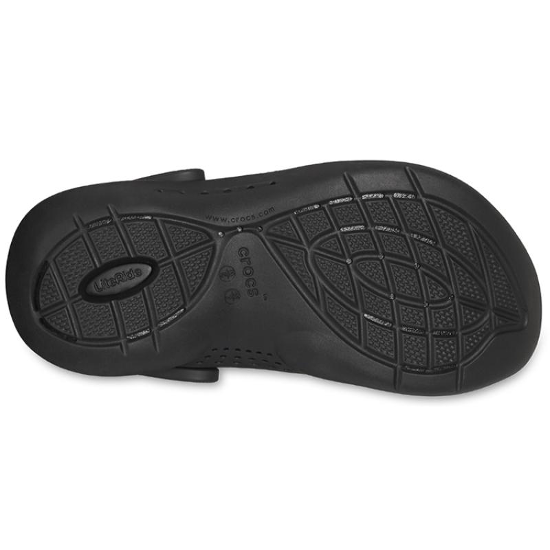 Crocs LiteRide EVA Abrasion and Non-Slip Beach Sandals Unisex Clog 'Black'