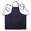 Pufo Simple Kitchen Apron, Cooking Apron, Universal Size, Navy Blue