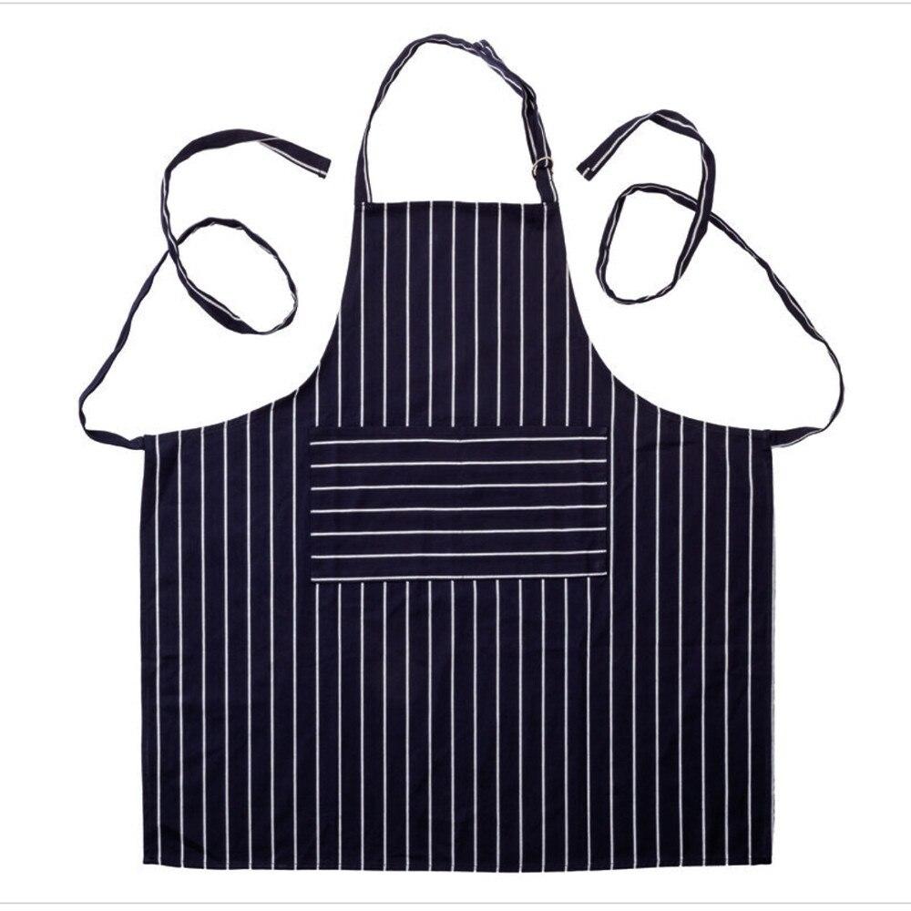 Pufo Simple Kitchen Apron, Cooking Apron, Universal Size, Navy Blue