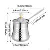Coffee Maker, Kitchen Utensil, Ideal for Camping And Induction Cookers, with Anti-spill Spout,