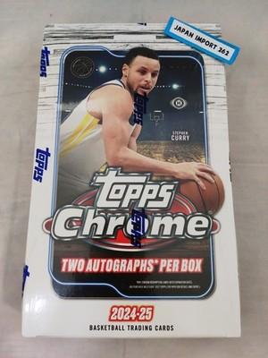 Topps Chrome 2024-25 Баскетбольная Hobby Box Спортивные коллекционные карточки Япония Запечатанная
