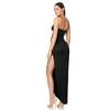Summer Women's Split Hanging Neck Slim Elegant Dresses