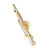 Akizuki Trading Co., Ltd. Design Accessories Flute Gold W5.7×D1.5×H1cm Miniature Band Pin Badge PA06-1/14