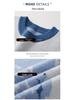 Men's High-End Pure Wool Patchwork Sweater - Winter Round Neck Cashmere Knit, New Style Base Layer