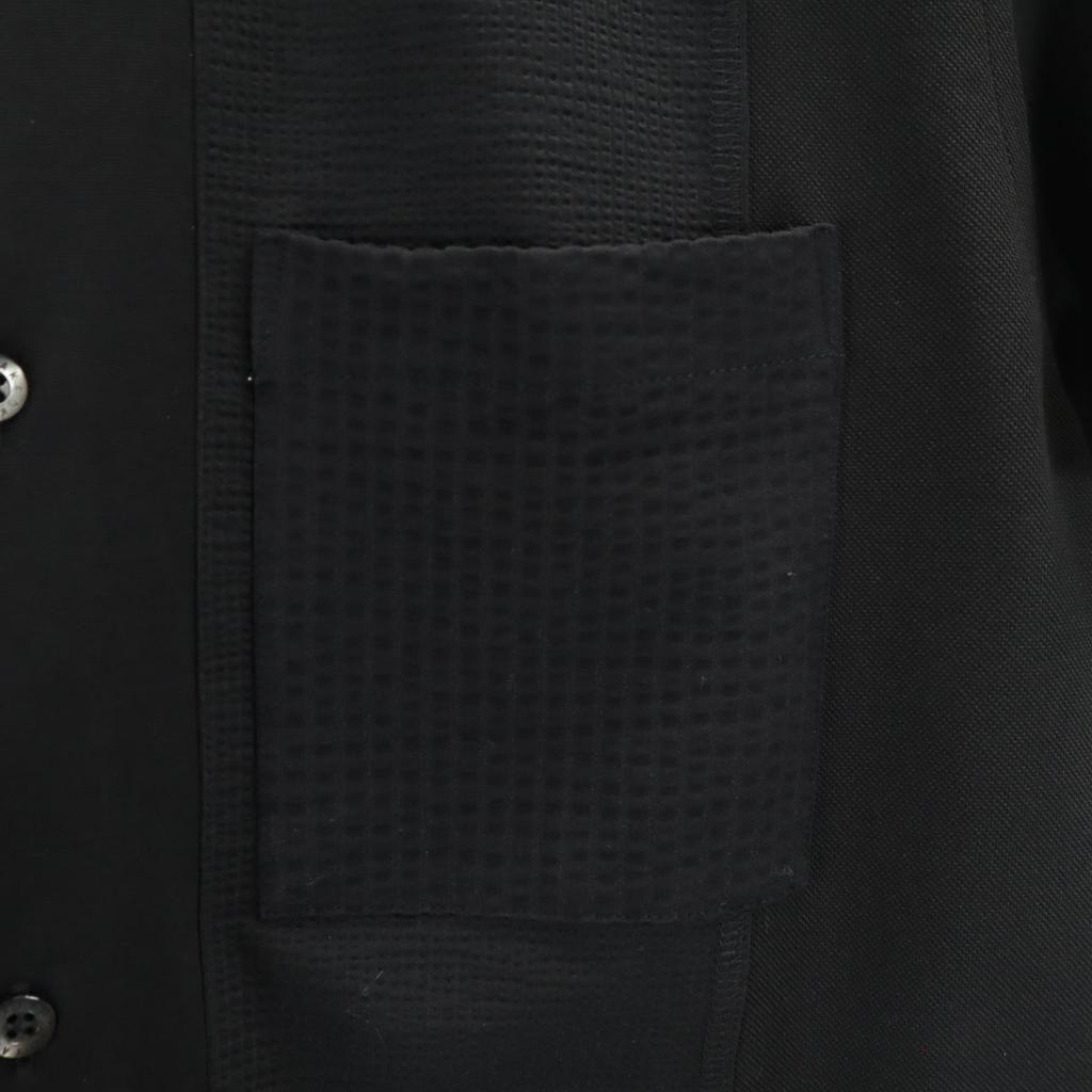 Takeo Kikuchi Cămașă cu mânecă scurtă 1 neagră Bărbați Folosită