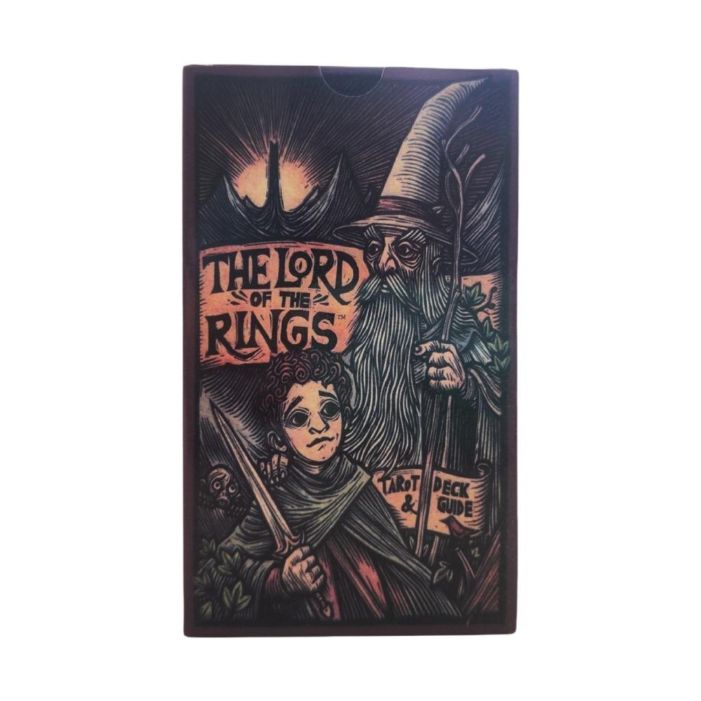 Tarotkarte „Der Herr der Ringe“, 12 x 7 cm, zeigt die beliebtesten Charaktere, Kreaturen und Szenen der Fans, 78 Karten, Rider-Waite-System