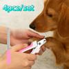 Non-slip Handle Cat Nail Clippers Stainless Steel Dog Nail Trimmers Clipper  Pet Cleaning
