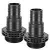 2 Peças Conectores de Bomba ABS 32 38mm, SPS100 SPS75 SPS50 SPS25 Bomba de Areia Piscina Spa Adaptador de Saída de Reposição Conexões Preto