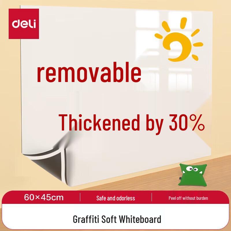

Deli Removable Magnetic Soft Wall Whiteboard