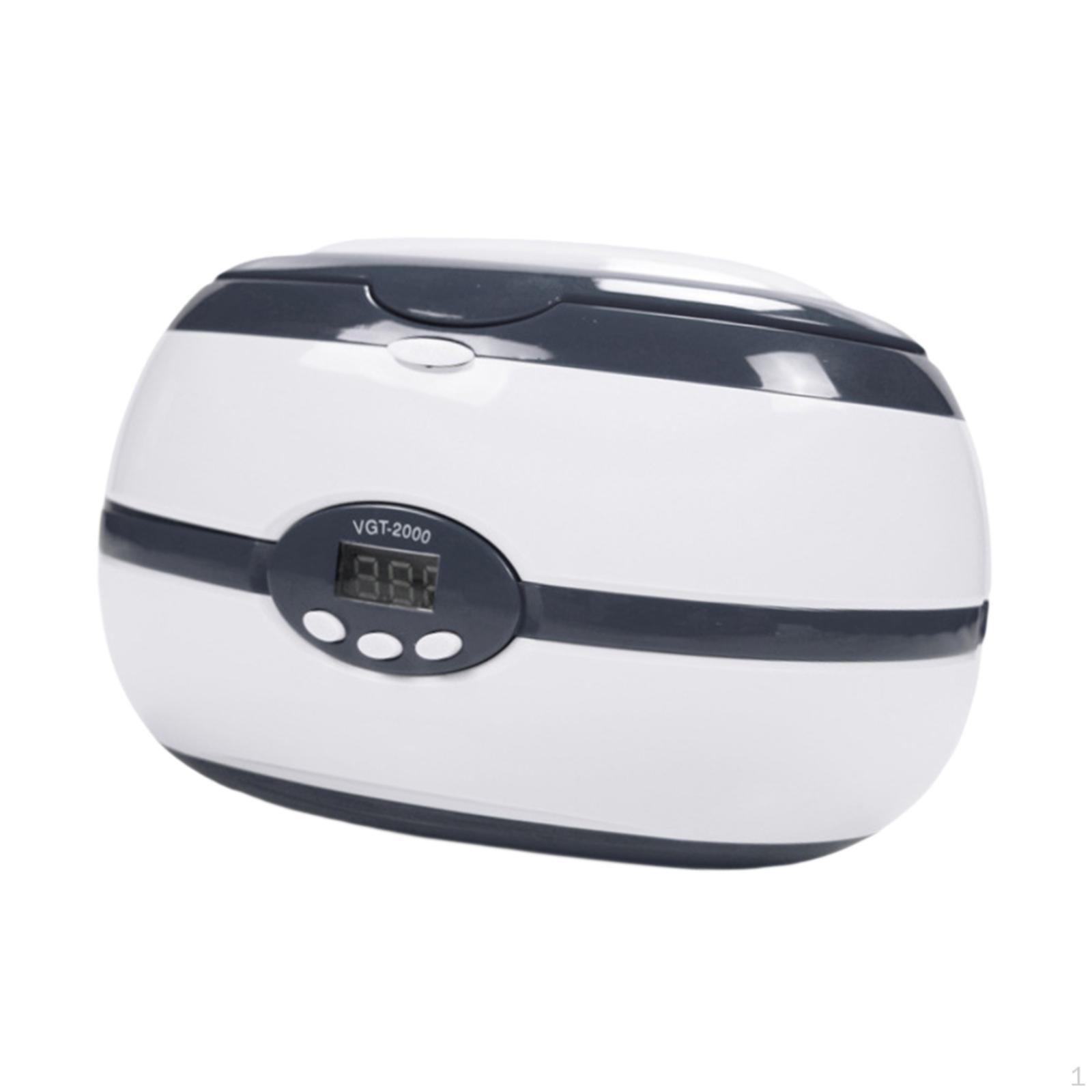 

Ультразвуковой очиститель ювелирных изделий, тихий, для маникюрных камней, кистей для макияжа серый