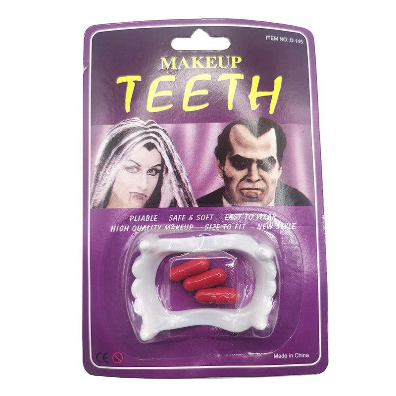 Halloween funny joke horror scary prank toy capsule fake blood pill vampire capsule Halloween party props