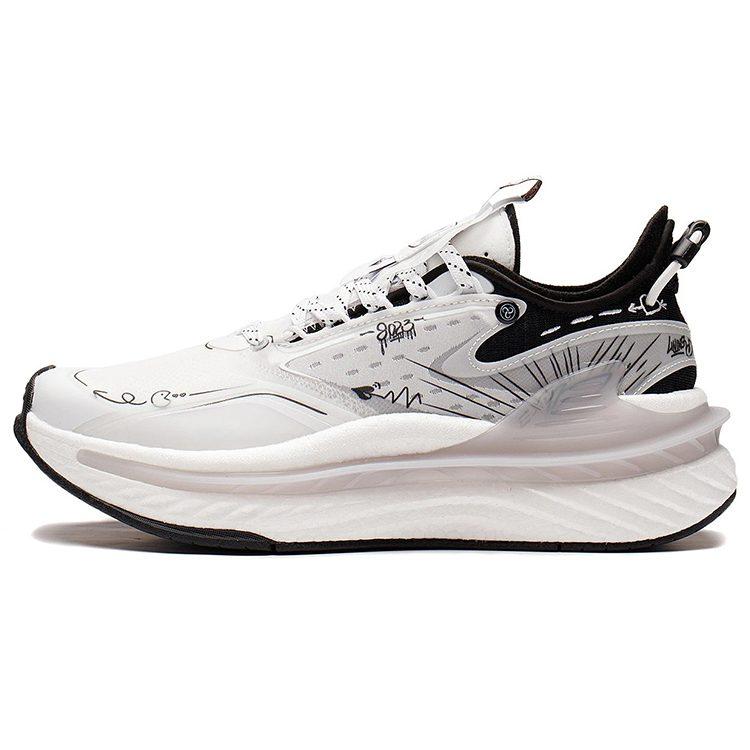 Li Ning Exceed 6 Fabric Low Top Sports Casual Shoes Women's White Black AGLS016-5
