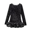 Kaslead New Arrival Women's Clothing Fashion Style Fashion Minimalist Ballet Style Dress Long Sleeves Dress