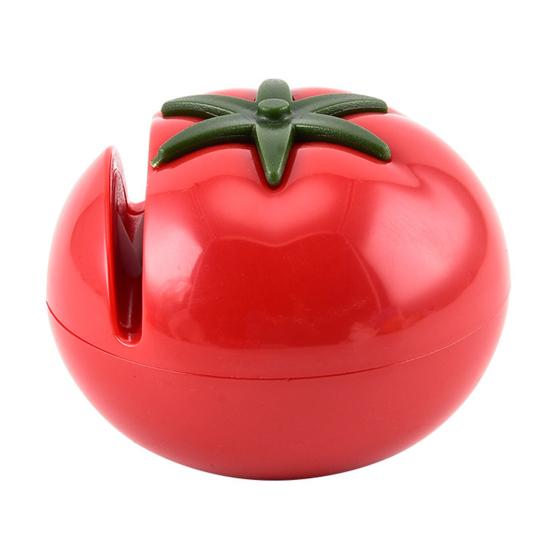 Mini Tomato Knife Sharpener Portable Handheld Kitchen Sharpening Tool Cute Fruit Shape Fast Sharpener