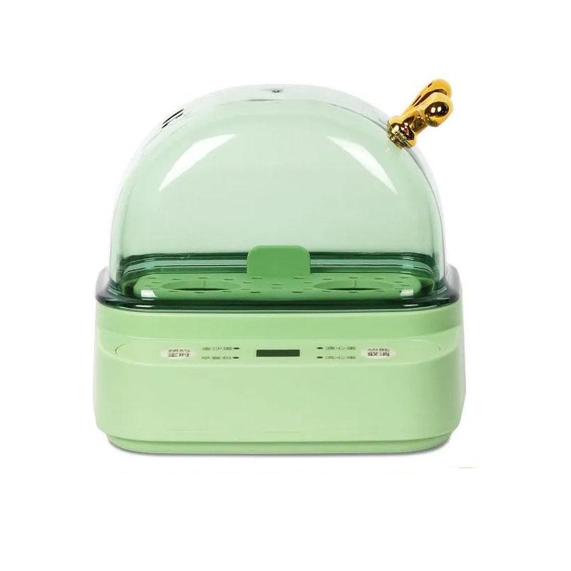 120W Electric Egg Boiler Smart Steamer Timing Egg Cooker Mini Breakfast Machine 2 Eggs Portable Steamer Automatic Power Off 220V