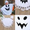 Soft And Comfortable Ghost Cloak Cape Halloween Cosplay Costume For Toddlers