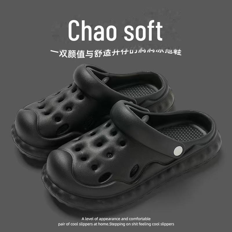 

Милые женские нескользящие сандалии с толстой подошвой для летней носки в помещении и на улице 40-41