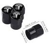 Car Sticker 2025 New Tesla 4Pcs Car Aluminum Tire Valve Caps Wheel Tyre Stems Air Valve Covers Emblem For Tesla Model 3 Model Y