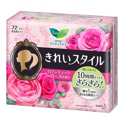 Laurie Style Romantic Rose Panty Liner 72 Count_Hygiene Products Sanitary Napkin