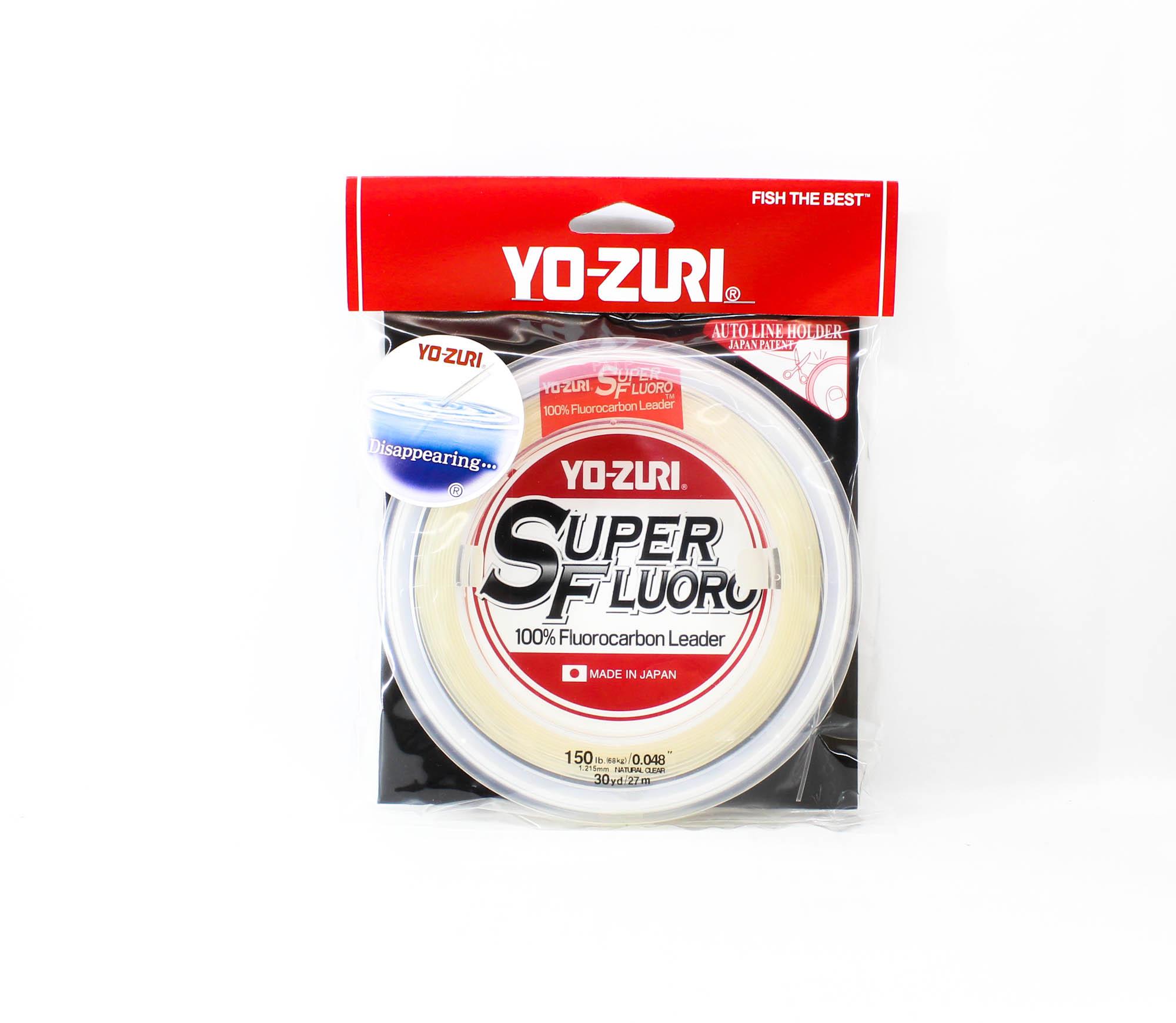 

Yo Zuri Super Fluoro Fluorocarbon Leader 30yds 150lb 1.215mm (8748) чистый