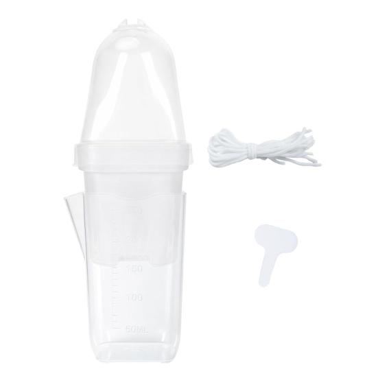 

Поглинаючий квітковий горщик з прозорим двошаровим дизайном 150 мл Глибокий резервуар для води Регульована вентиляція Купол для вологості Горщик для розмноження рослин 1pc