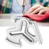 Sewing Plum Blossom Gauge 3 In 1 Universal Metal Sewing Edge Guide for Synchronized Sewing Machines