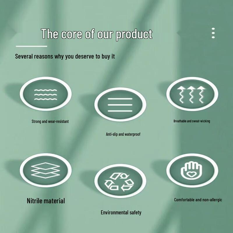 

Luteng Sun Island 13-Gauge Nitrile Palm Coated Work Gloves (12 Pairs) One Size