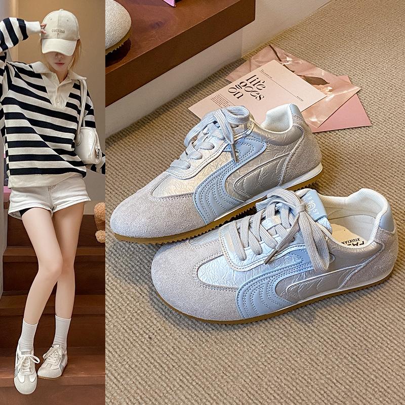 Korean version of platform-soled Forrest Gump shoes women's 2025 autumn comfortable little white shoes women's leisure students sports moral training