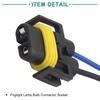 ACROPIX Fog Light Lamp Car H8 H11 Bulb Wire Harness Socket Connector Extension Adapter Black 2pcs