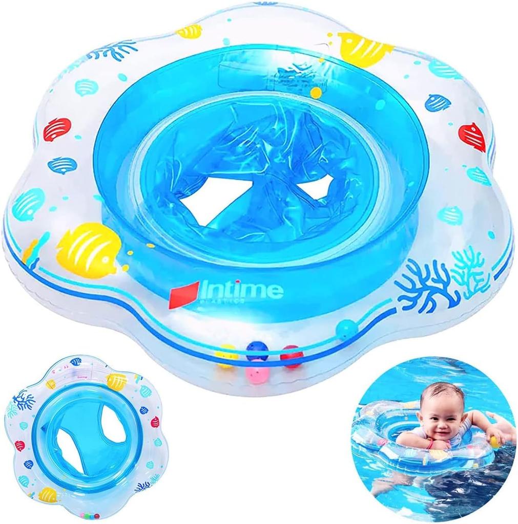 Baby Float with Foot Baby Swimming Ring for and Outdoor Strong Swimming Lightweight and For Children Months Hole, Bathtub, Pool, Use, Buoyancy,