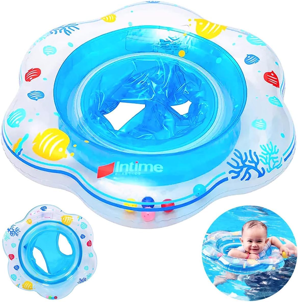 

Baby Float with Foot Baby Swimming Ring for and Outdoor Strong Swimming Lightweight and For Children Months Hole, Bathtub, Pool, Use, Buoyancy, зелёный
