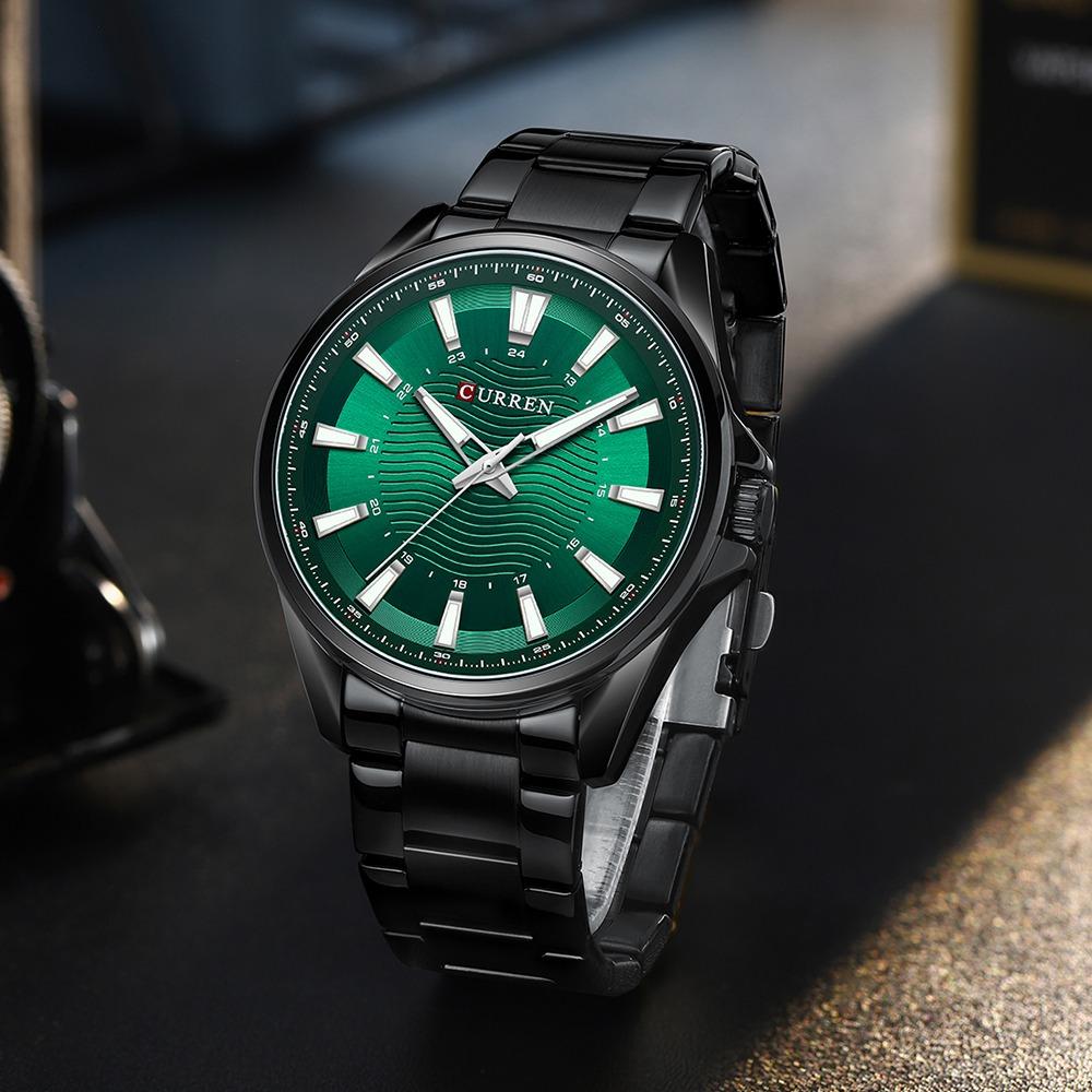 CURREN Classic Simple Stainless Steel Quartz Wristwatches Fashion Brand Men's Watches With Luminous Hands