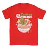 Cool Cactuar Ramen Final Fantasy T-Shirts for Men Crewneck Cotton T Shirts Short Sleeve Tee Shirt Unique Tops