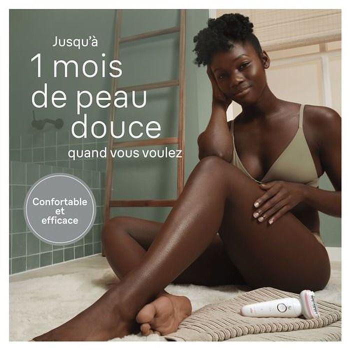 Electric Epilator Braun Silk Épil 9 SES 9 000 White and Pink