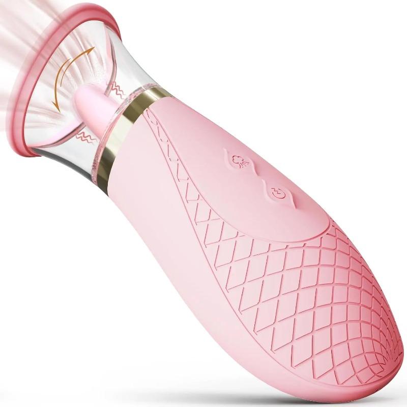 2026 Portable Clitoral Sucking Vibrator Nipple G-spot Sucker Rapid Orgasm Tongue Vibrator 3 Sucking 9 Licking Patterns Female Masturbator Waterproof