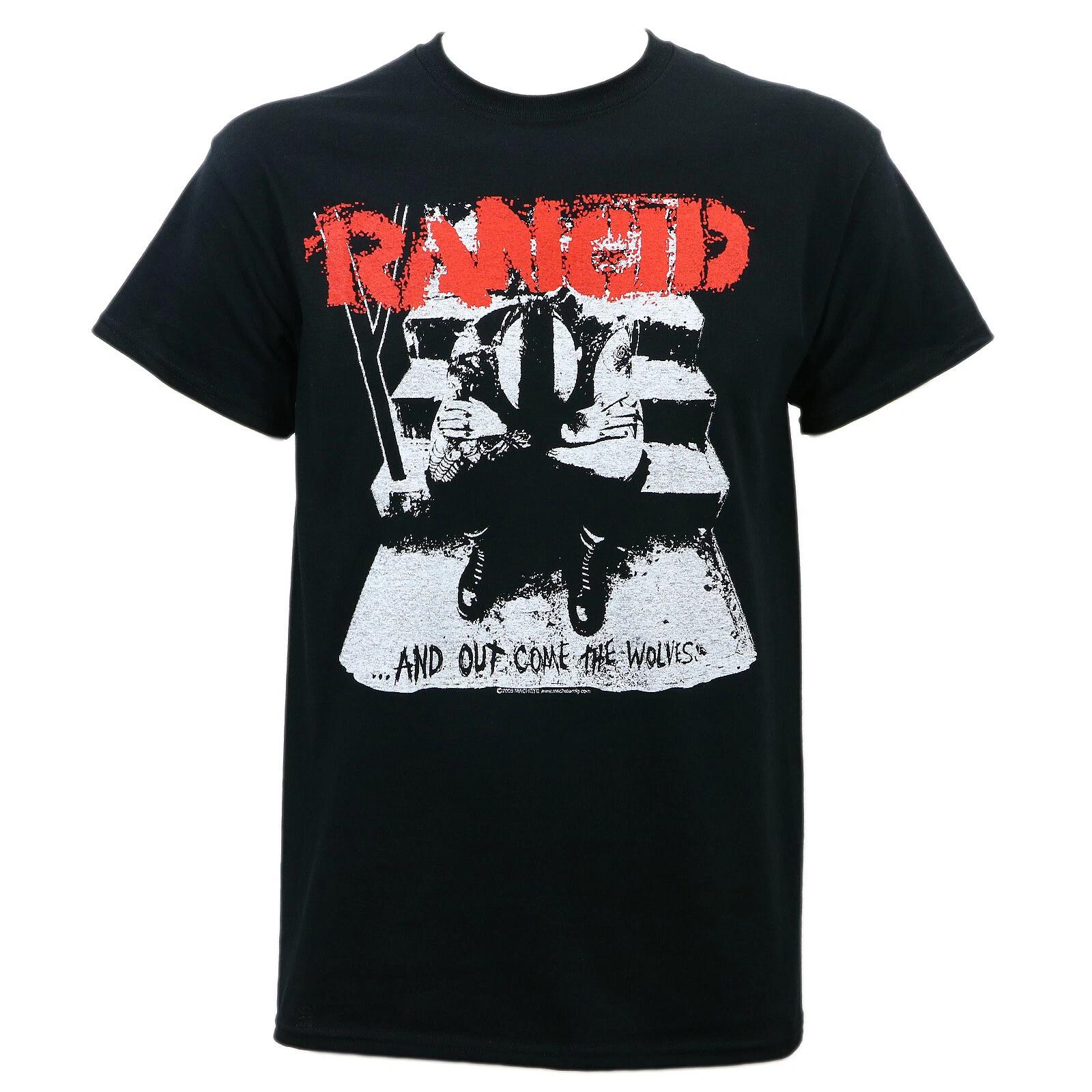

Authentic RANCID Band And Out Come The Wolves T-Shirt S-3XL NEW 3XL