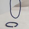 Modernlike Silver 925 Lapis Necklace 4.5mm